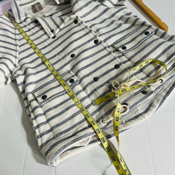 Anthropologie Dolan Striped Snap Closure Jacket Size S Small - Picture 6 of 7